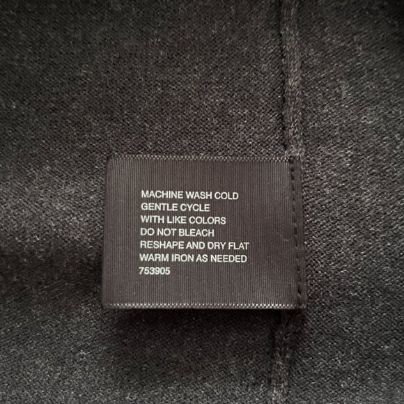 J. Ferrar V-Neck Sweater Mens L Gray Pima Cotton Blend Long Sleeve Casual Soft - Picture 4 of 7